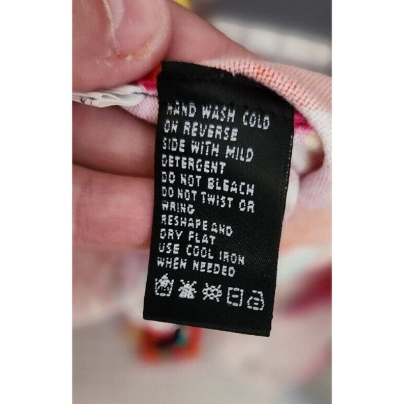 August Silk Heritage Women Cardigan Sweater XS Long Sleeve Tropical Floral NWT - Picture 10 of 12